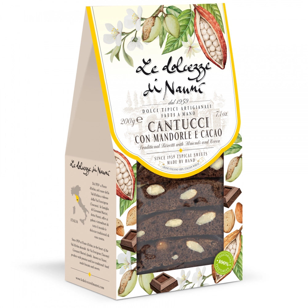 Cantucci mandorla e cacao