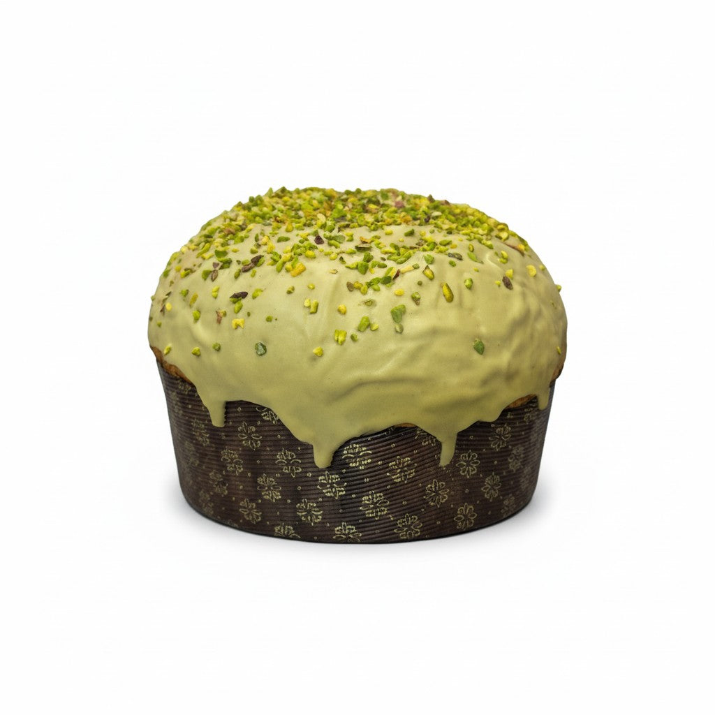 Panettone al Pistacchio e Cioccolato Bianco