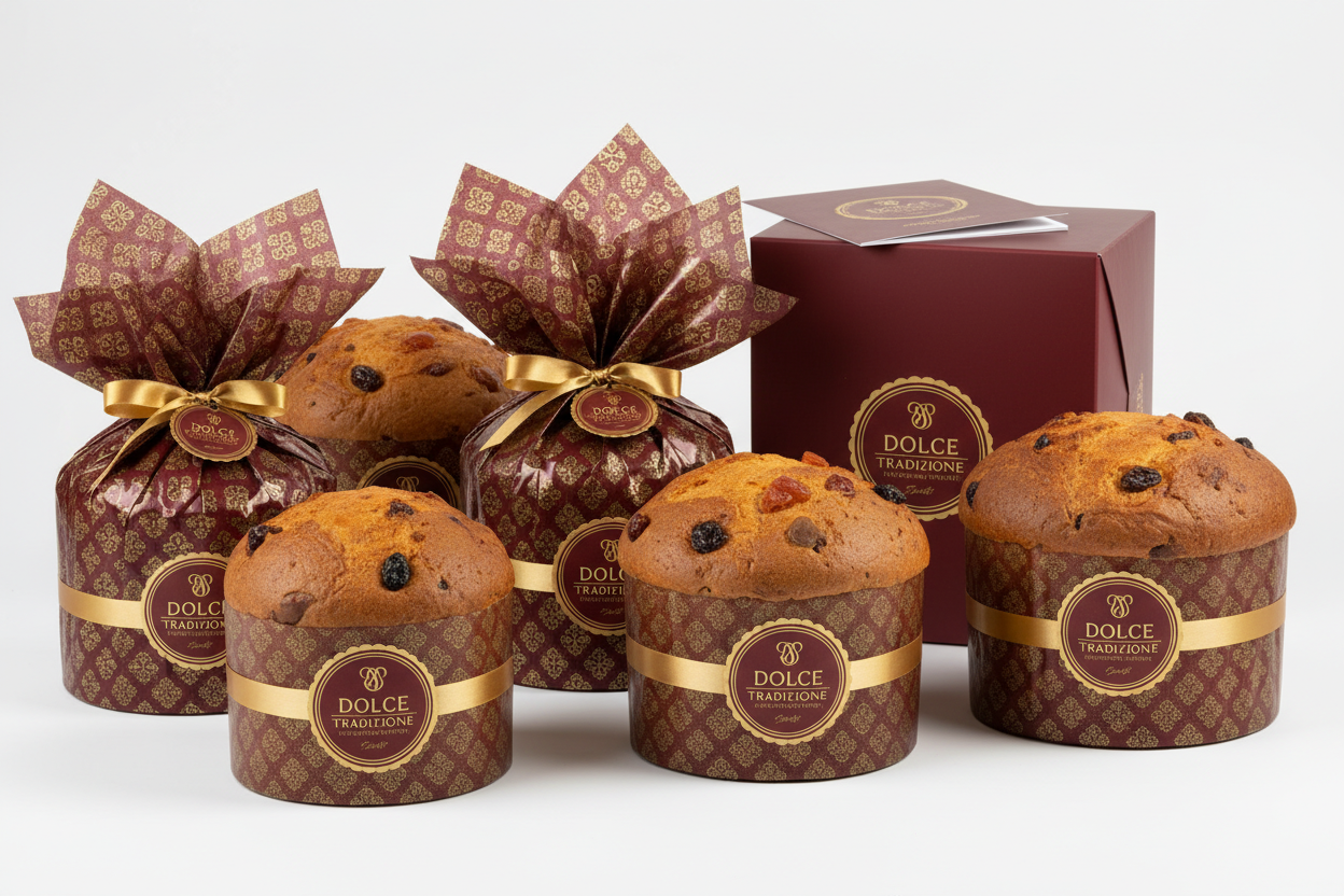 panettoni brandizzato con logo aziendale